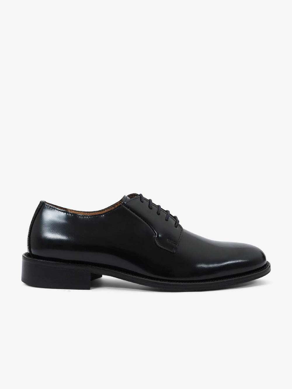 ROGAL'S Stringate OXFORD 6 uomo pelle nero Offerta natalizia