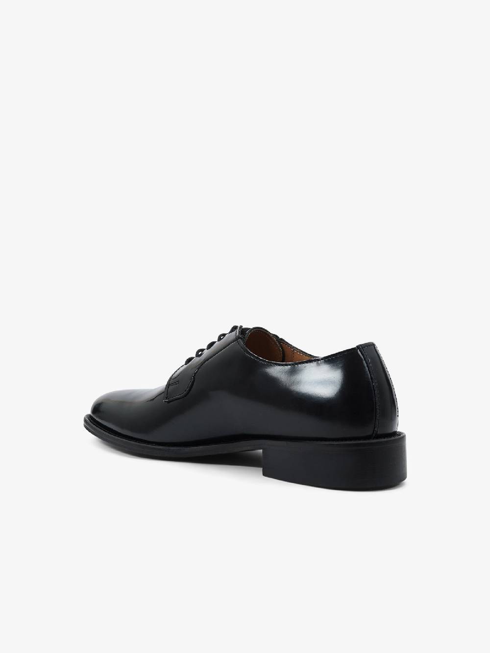 ROGAL'S Stringate OXFORD 6 uomo pelle nero Offerta natalizia