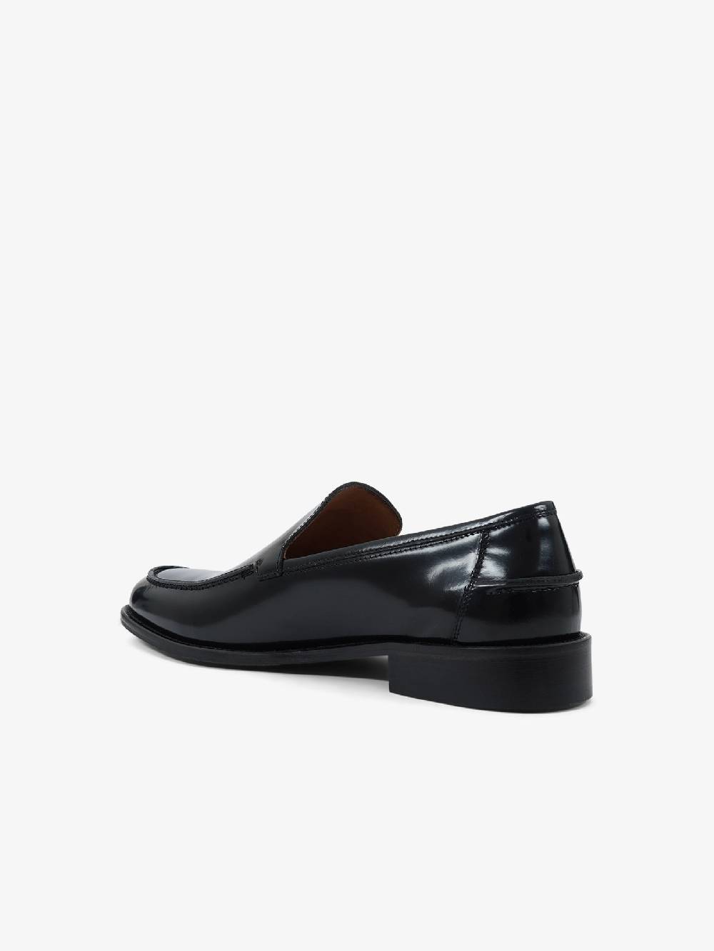 ROGAL'S Mocassini OXFORD 5 uomo pelle nero Offerta San Valentino
