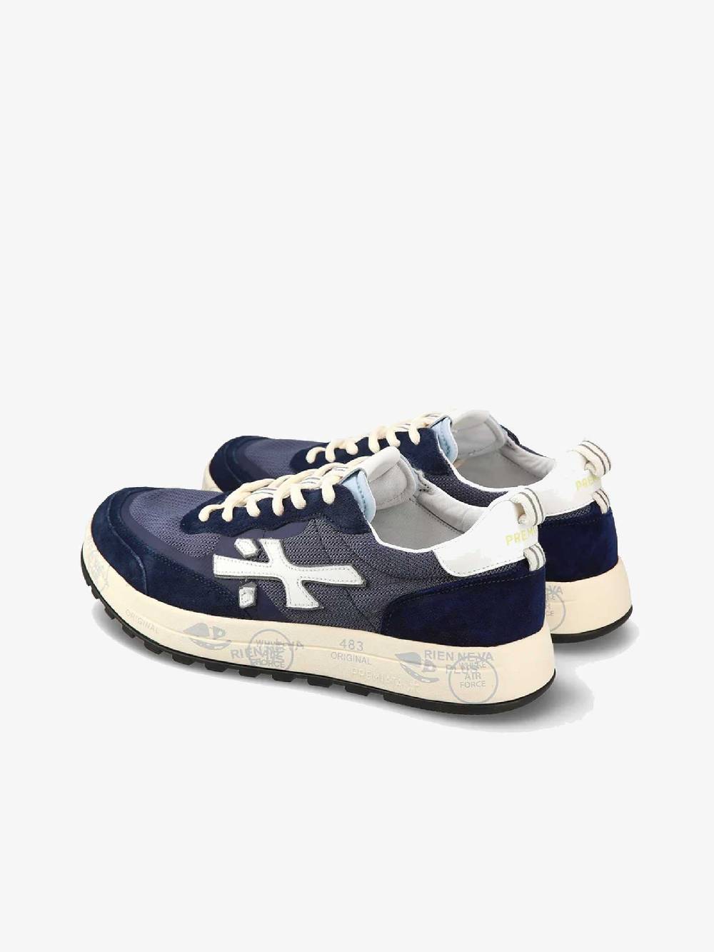 PREMIATA Sneakers NOUS uomo pelle nero Offerta migliore