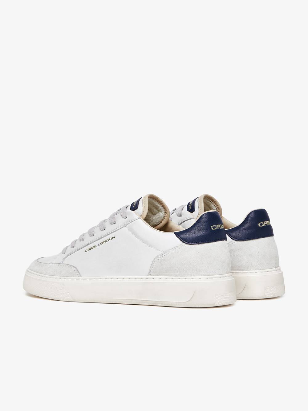 CRIME LONDON Sneakers ECLIPSE 17673PP6 uomo pelle bianco Latest fashion