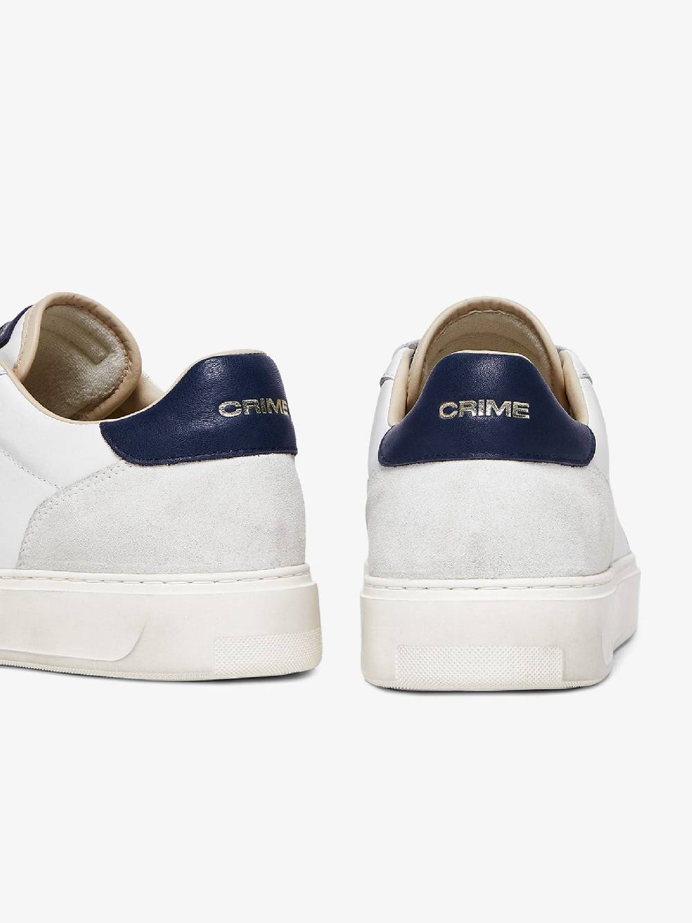 CRIME LONDON Sneakers ECLIPSE 17673PP6 uomo pelle bianco Latest fashion