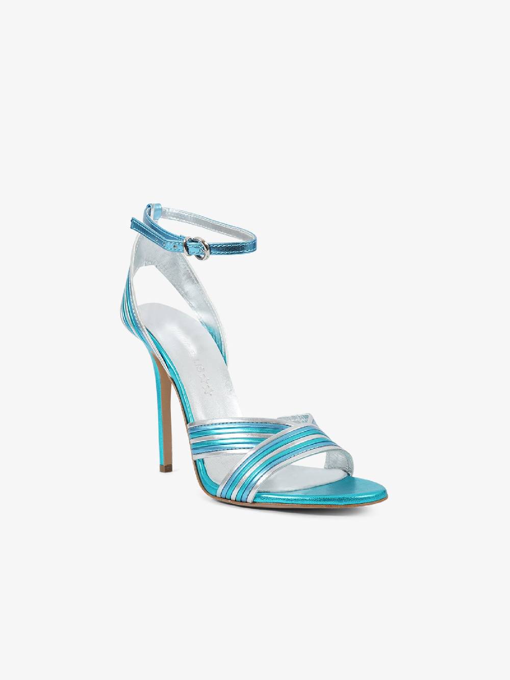 MARC ELLIS Sandali con tacco CYGNUS donna pelle azzurro Offerte giornaliere