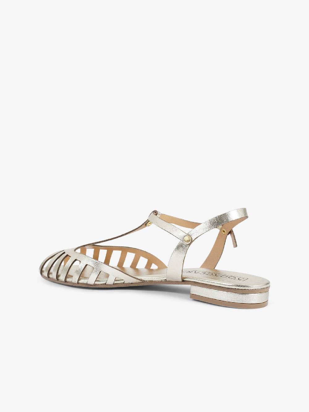 AQUACLARA Sandali bassi STROMBOLI-20 donna pelle oro Discount Store per i nuovi prodotti