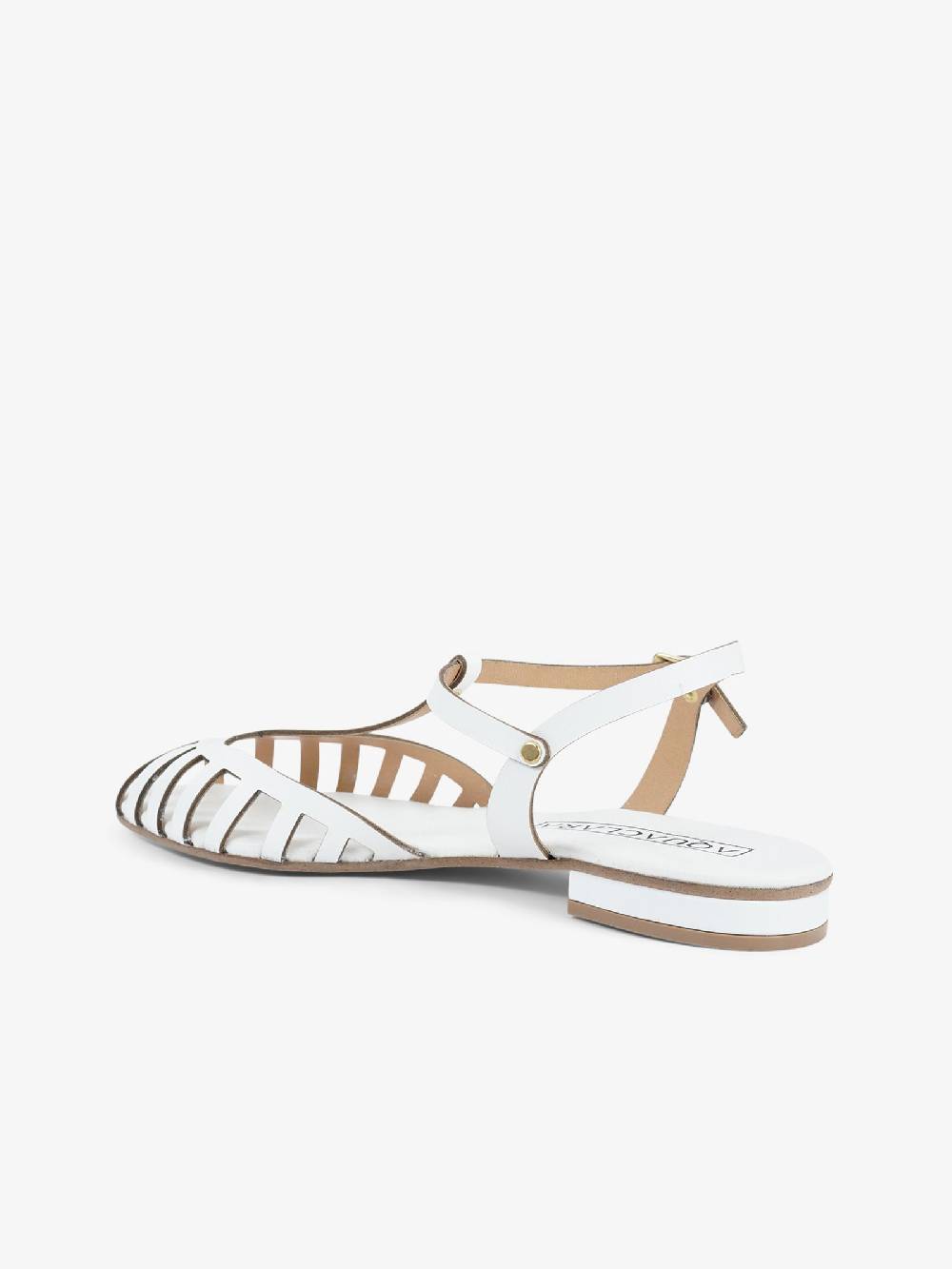 AQUACLARA Sandali bassi STROMBOLI-20 donna pelle bianco Super sconto
