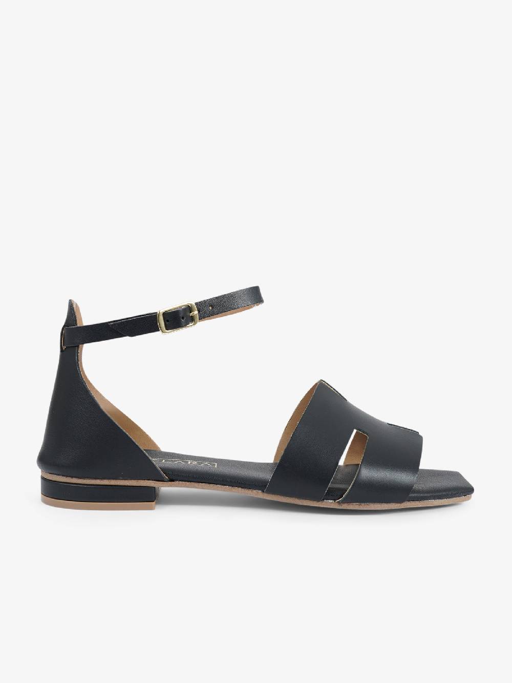 AQUACLARA Sandali bassi MILOS-20 donna pelle nero Enormi sconti