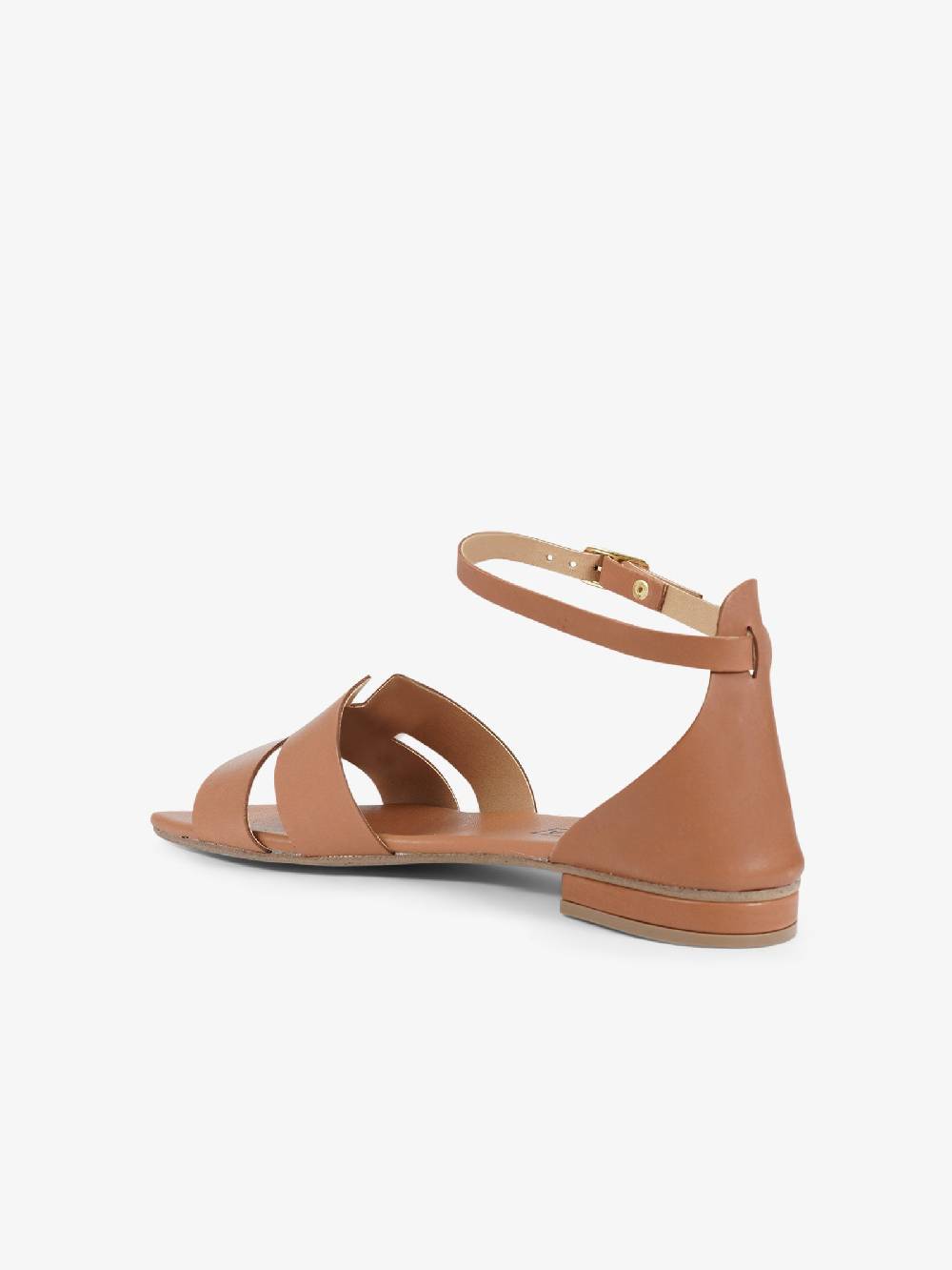 AQUACLARA Sandali bassi MILOS-20 donna pelle marrone 50% di sconto con spedizione gratuita