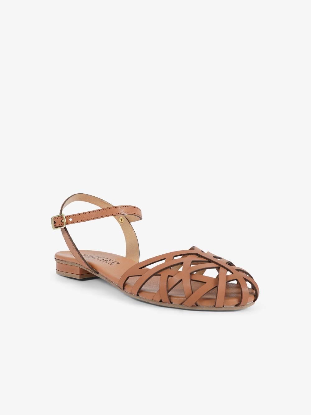 AQUACLARA Sandali bassi ITACA-20 donna pelle marrone Officina