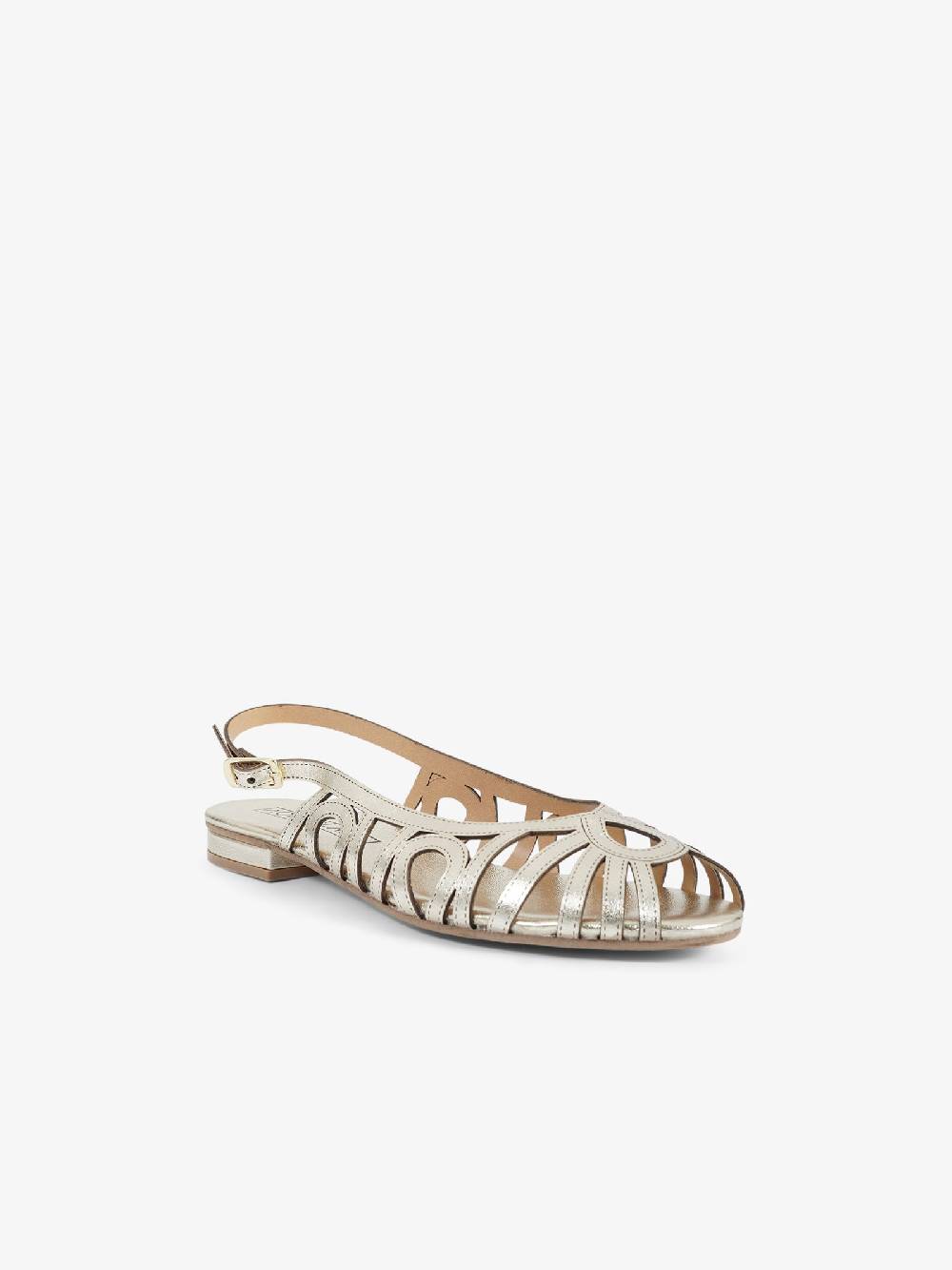 AQUACLARA Sandali bassi CAPRAIA-20 donna pelle oro In vendita