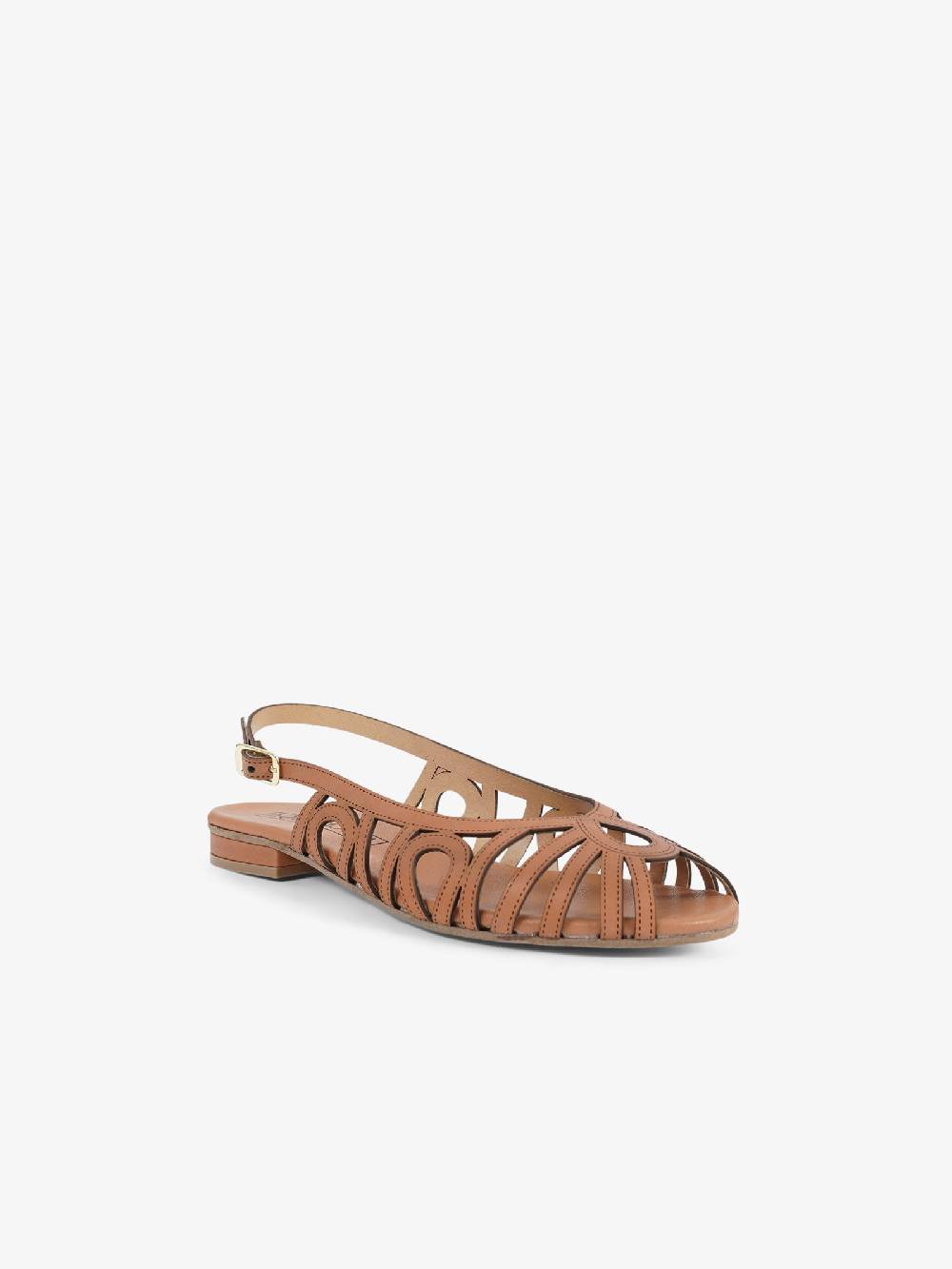 AQUACLARA Sandali bassi CAPRAIA-20 donna pelle marrone Duty-free