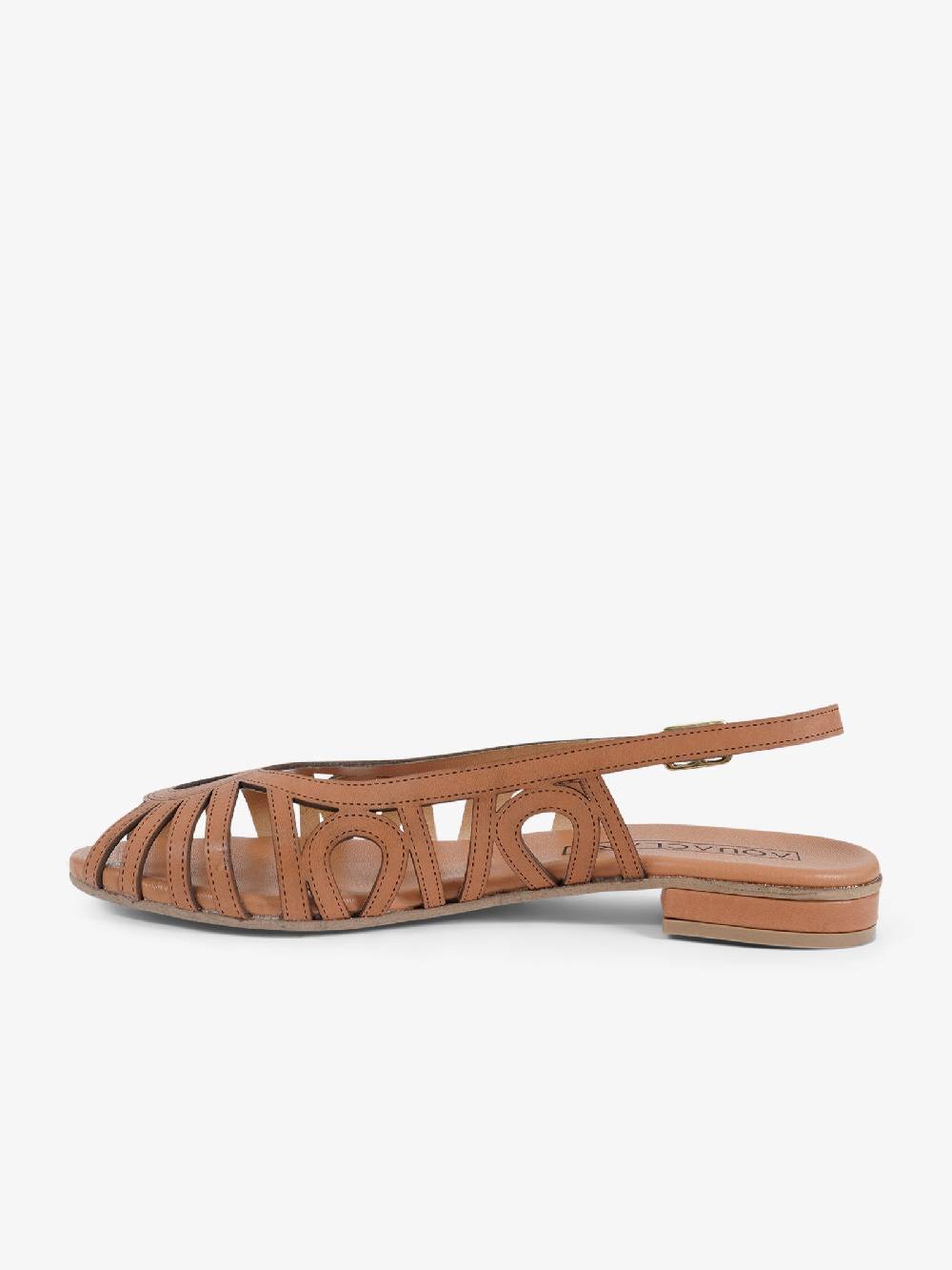 AQUACLARA Sandali bassi CAPRAIA-20 donna pelle marrone Duty-free