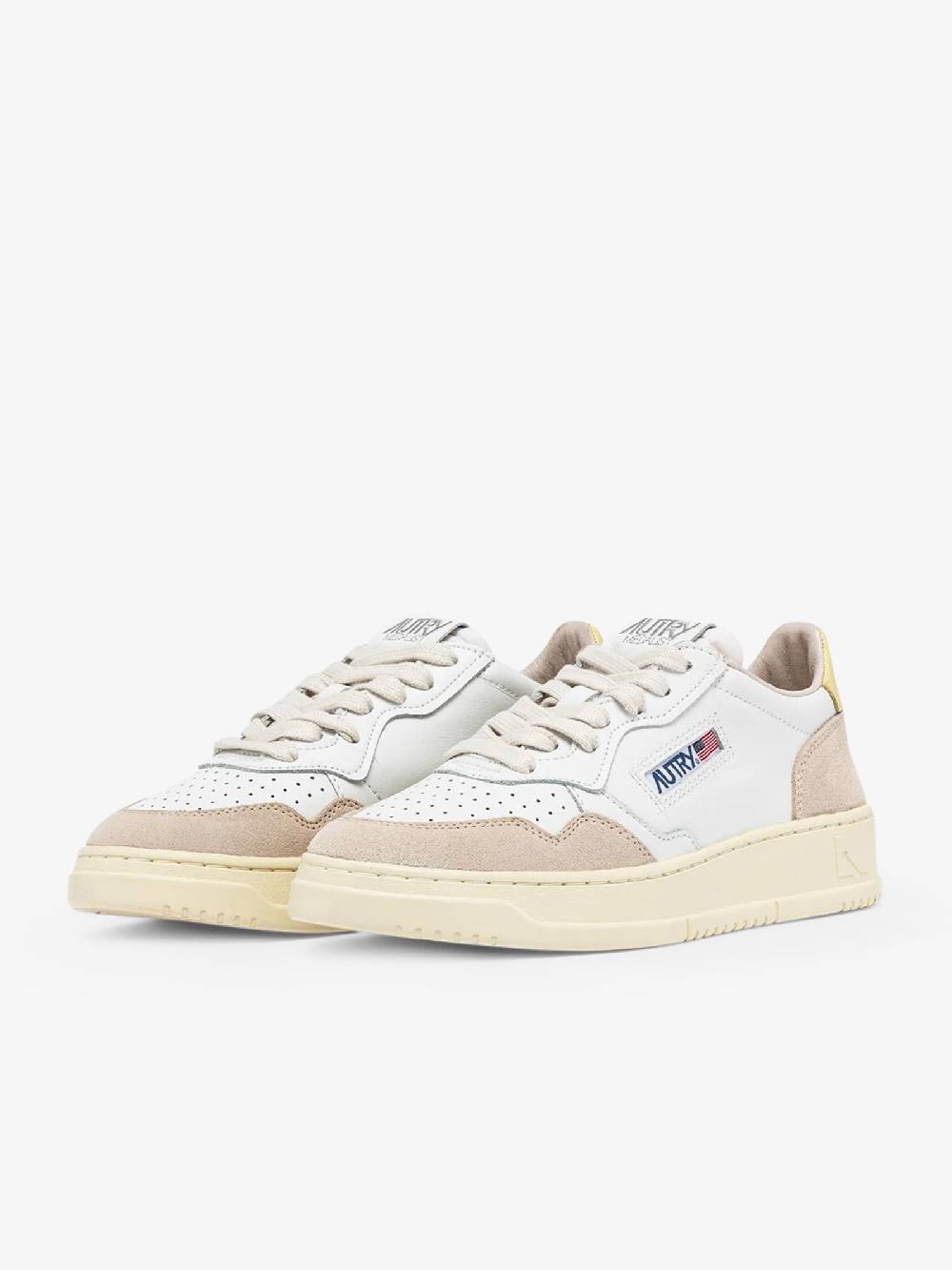 AUTRY Sneakers Medalist Low AULW donna pelle bianco Nuovo
