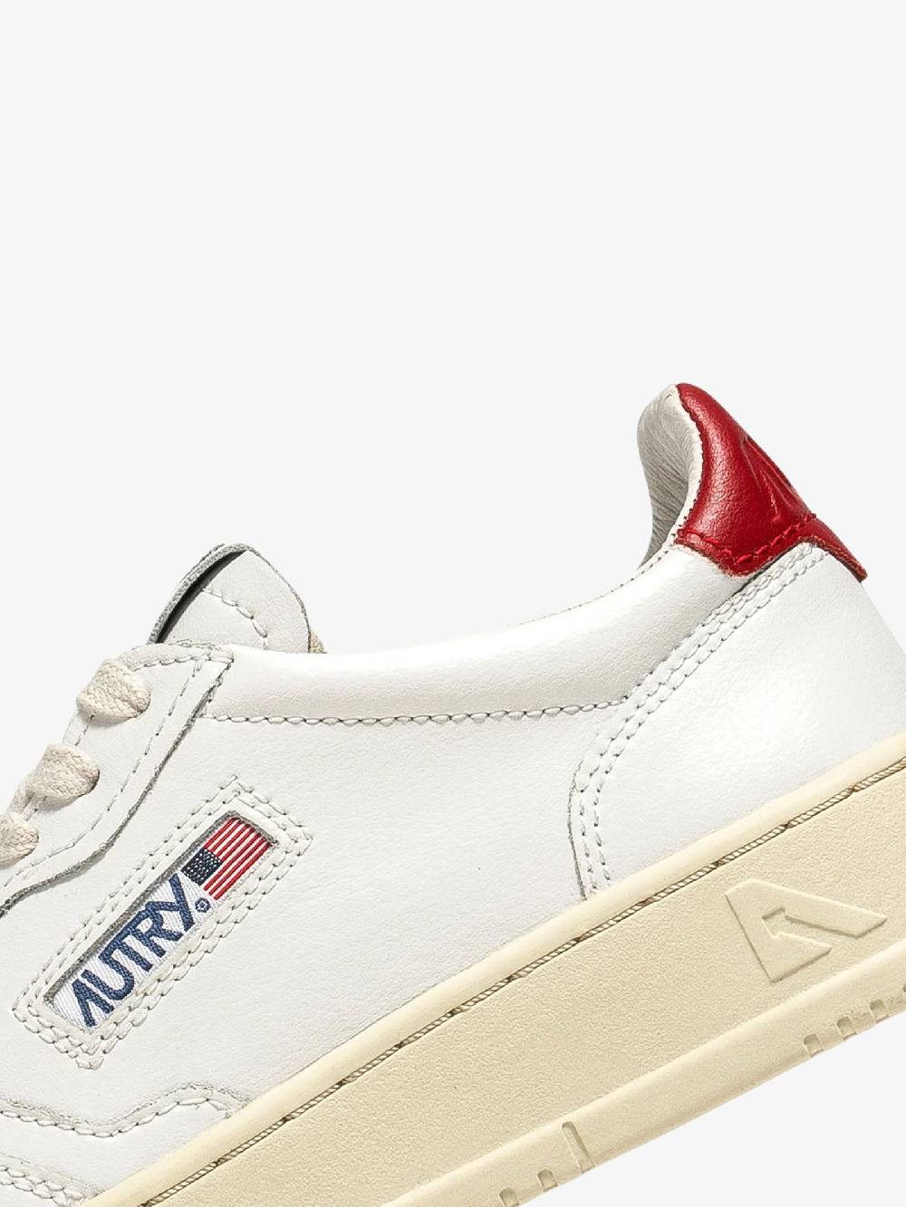 AUTRY Sneakers Medalist Low AULW donna pelle bianco Spedizione Gratuita
