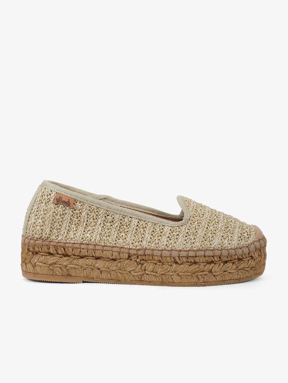 VIDORRETA Espadrillas rafia 74500RMMDT donna rafia beige Soddisfazione Garantita