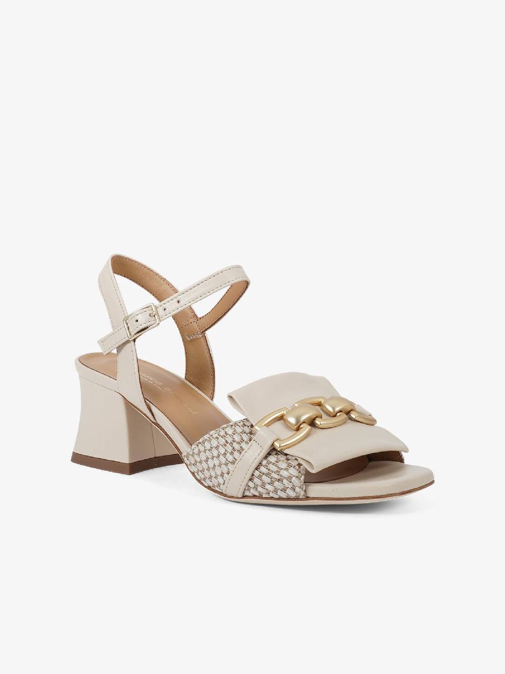 SORELLI Sandali con tacco Aria 2180/ARIANATURALE donna pelle beige Negozi Online