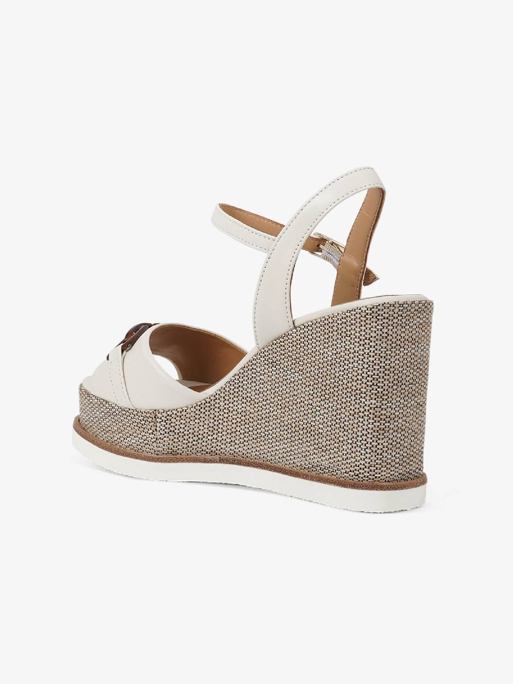 SORELLI Sandali con zeppa Vale 2165/VALE/XLG donna pelle panna Acquista Ora