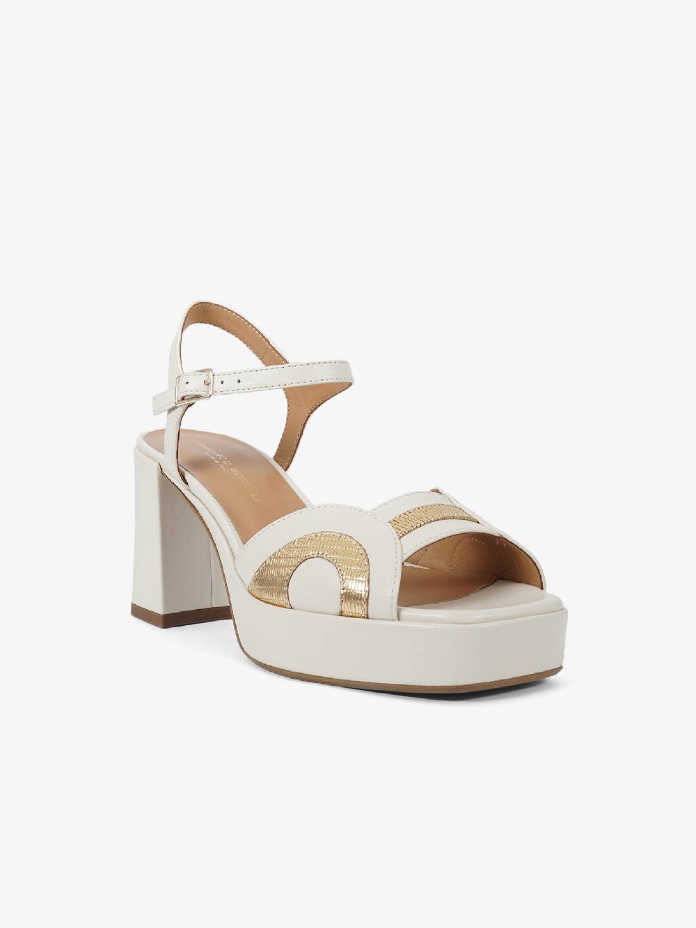 SORELLI Sandali con plateau Livia 2067/LIVIA donna pelle panna Fino Al -60%