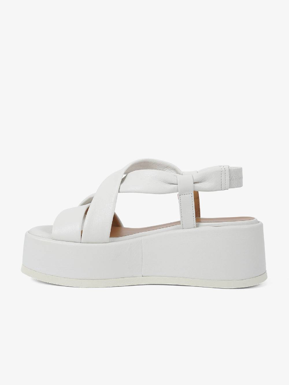 SORELLI Sandali con zeppa Kira 1946/KIRA/MS donna pelle bianco Shopping Online