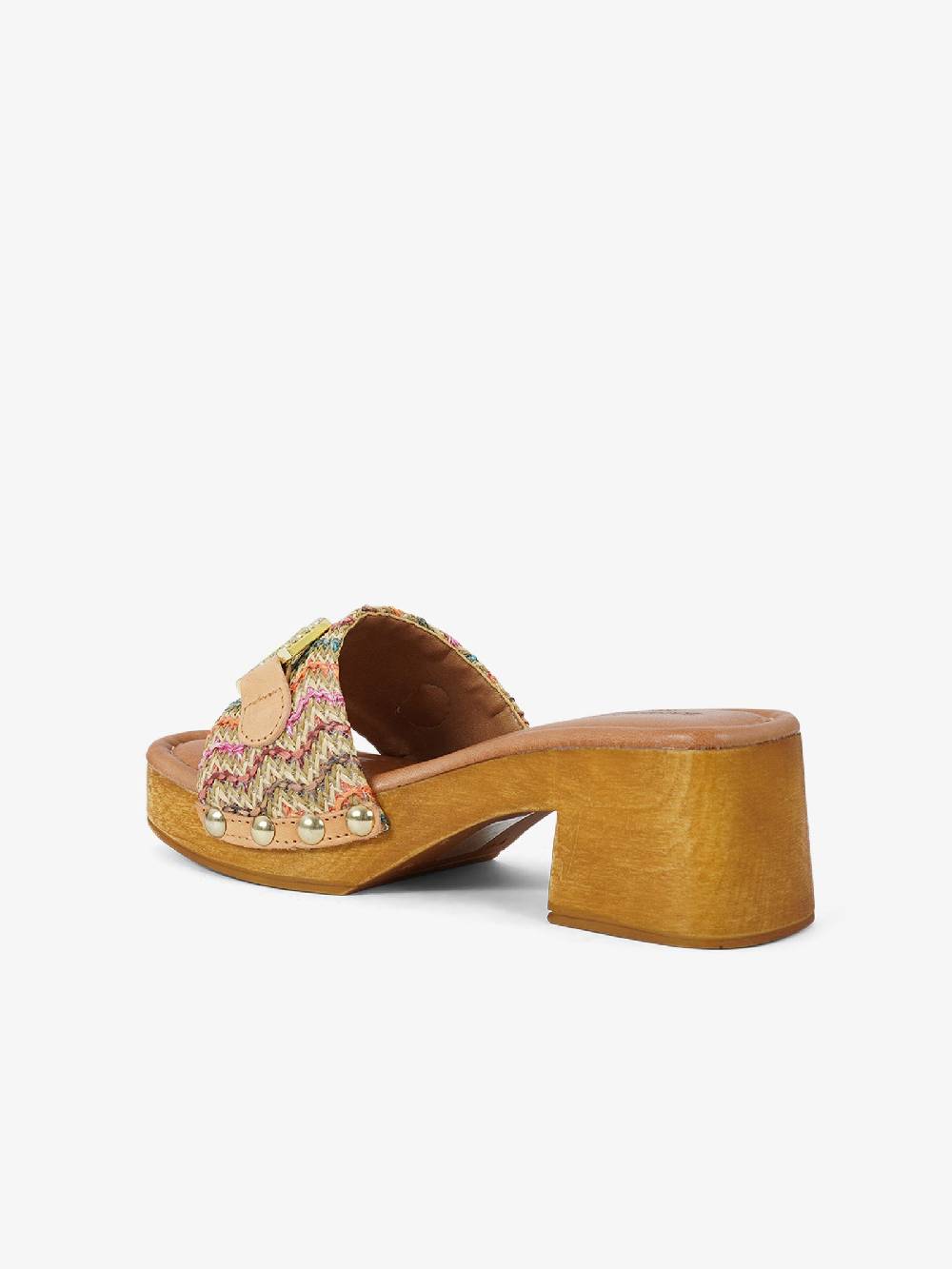 SANDRO ROSI Sandali con plateau 8921 8921 donna rafia multicolor Affare Del Giorno