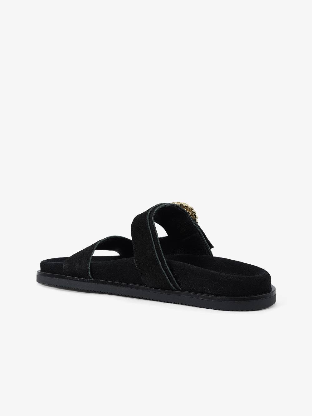 EXE' Sandali bassi 895 KIMOLOS 6-1 895 KIMOLOS 6-1 donna suede nero Prezzo Ridotto