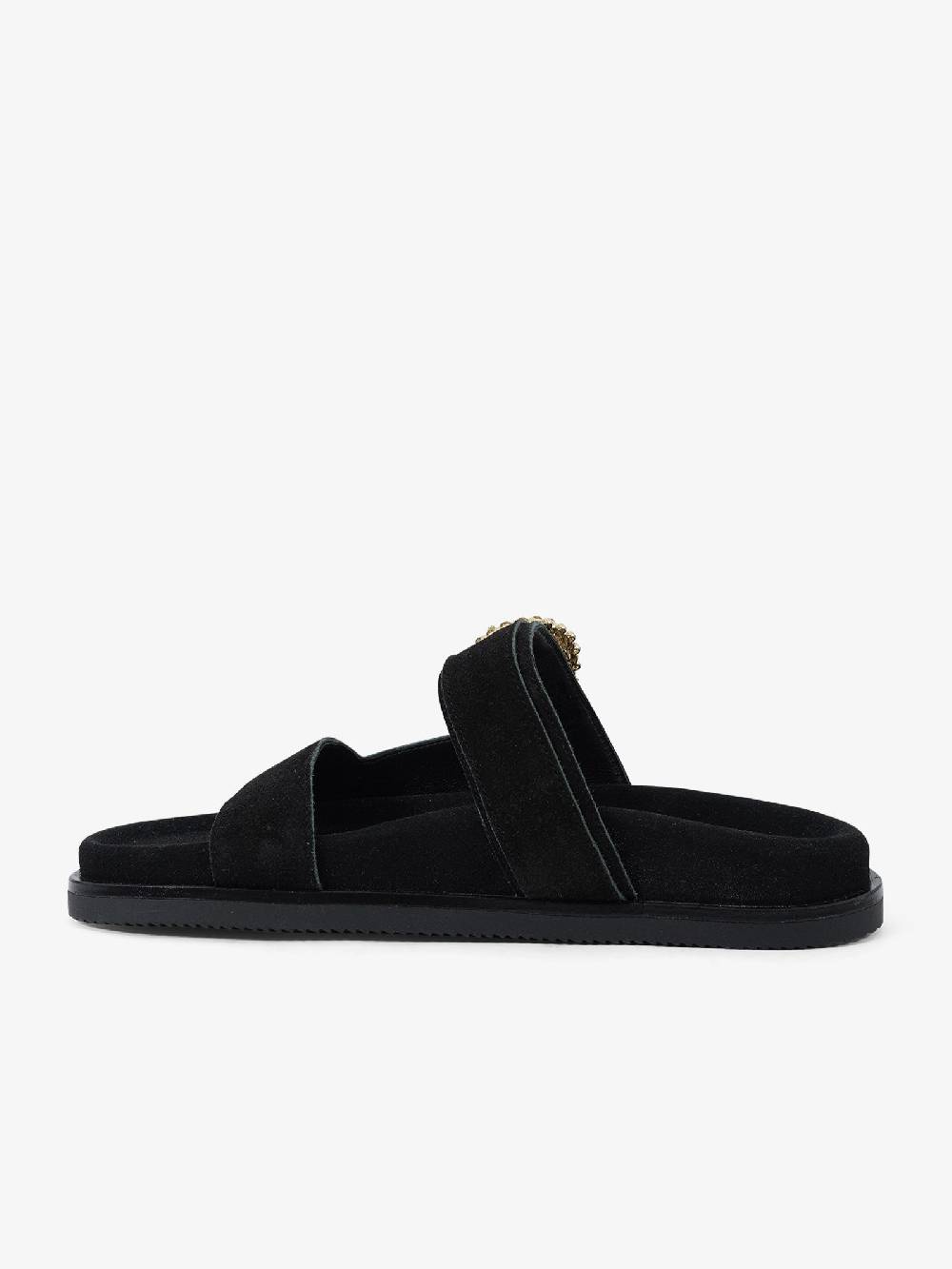 EXE' Sandali bassi 895 KIMOLOS 6-1 895 KIMOLOS 6-1 donna suede nero Prezzo Ridotto