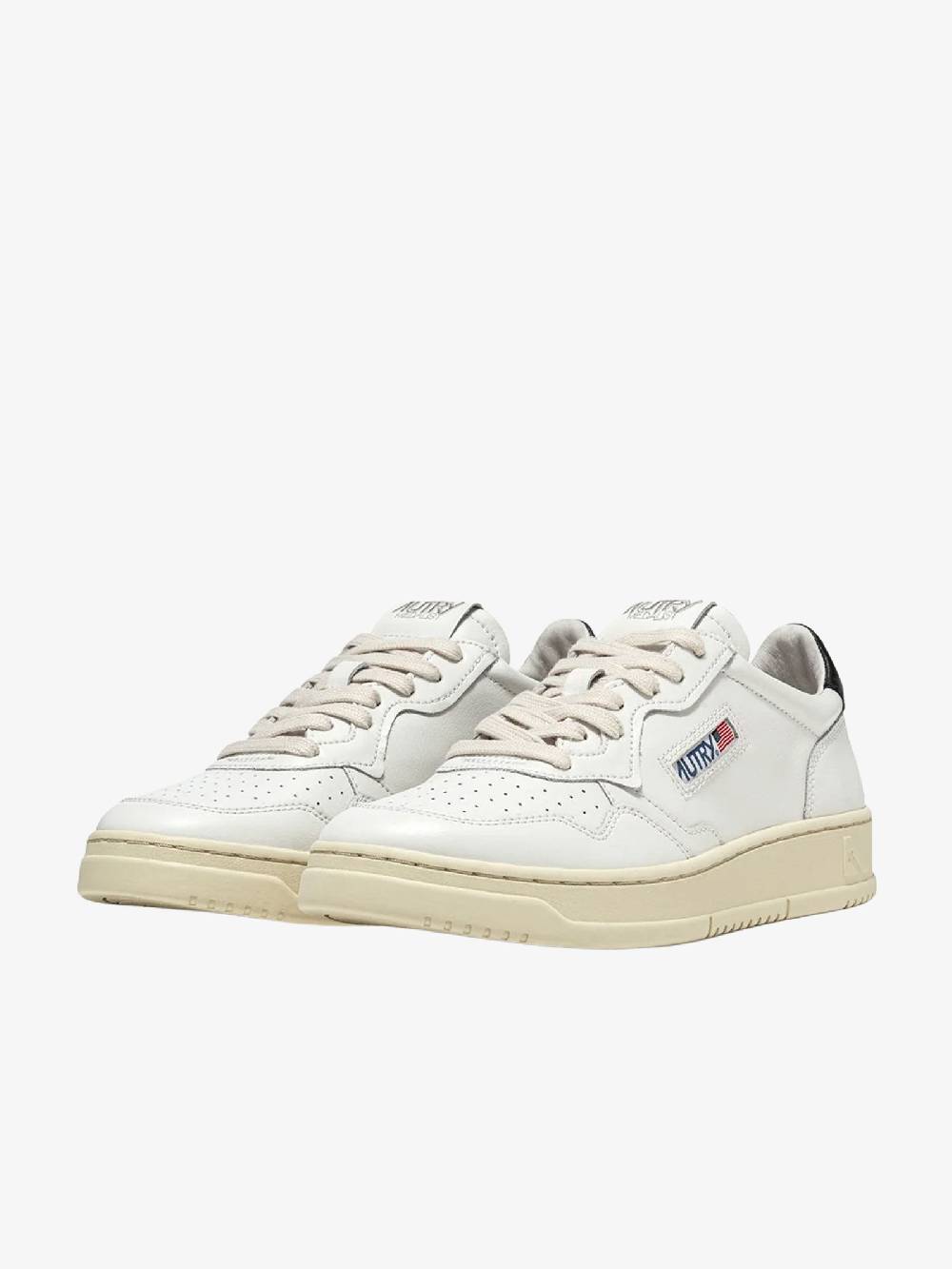 AUTRY Sneakers AULW donna in pelle bianco/nero Economico