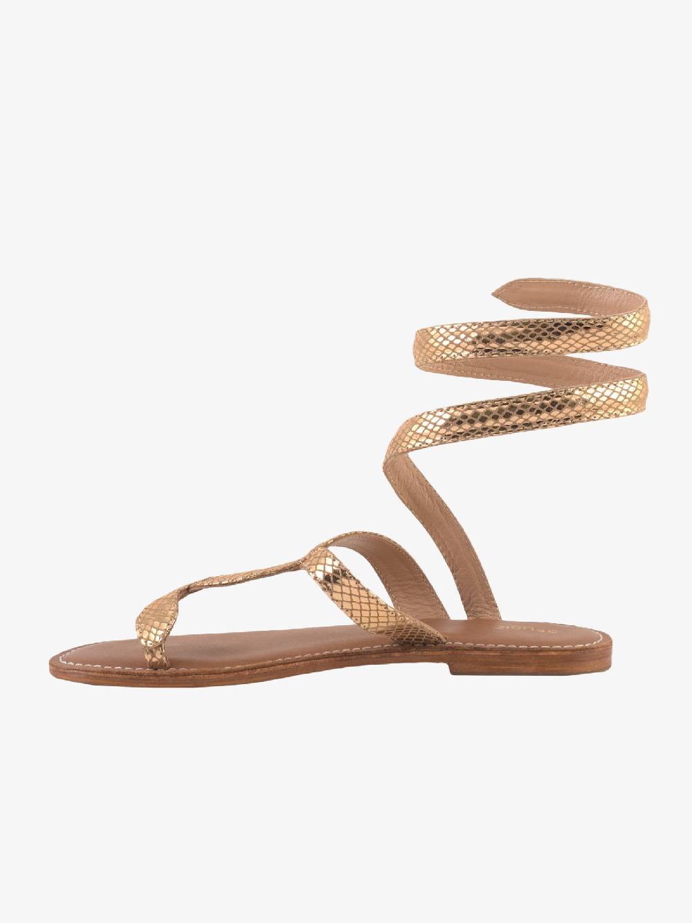 CB FUSION Sandali donna in pelle laminata rosa Outlet