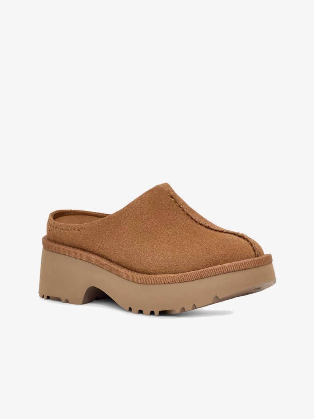 UGG Sabot W New Clog 1152731 donna pelle marrone Vendita Calda