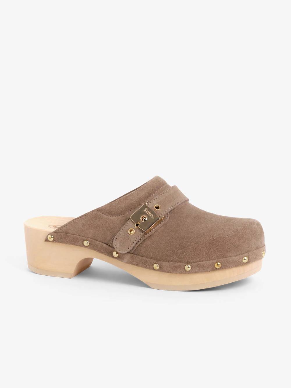 SCHOLL Sabot Pescura Clog 50 SL.F303571002 donna camoscio beige Vendita Economica