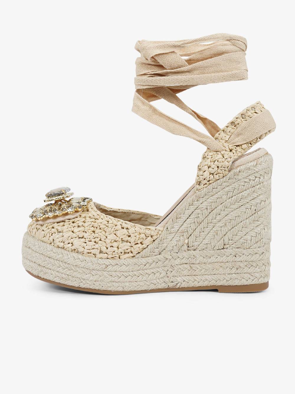 EXE' Espadrillas 23105-23 donna rafia beige Negozio