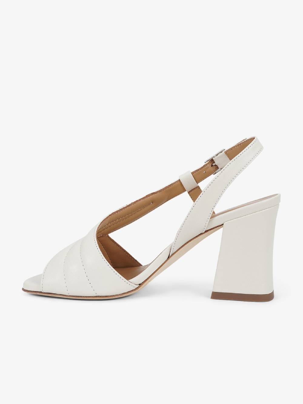 SORELLI Sandali con tacco 2169/ALBA donna pelle panna Moda