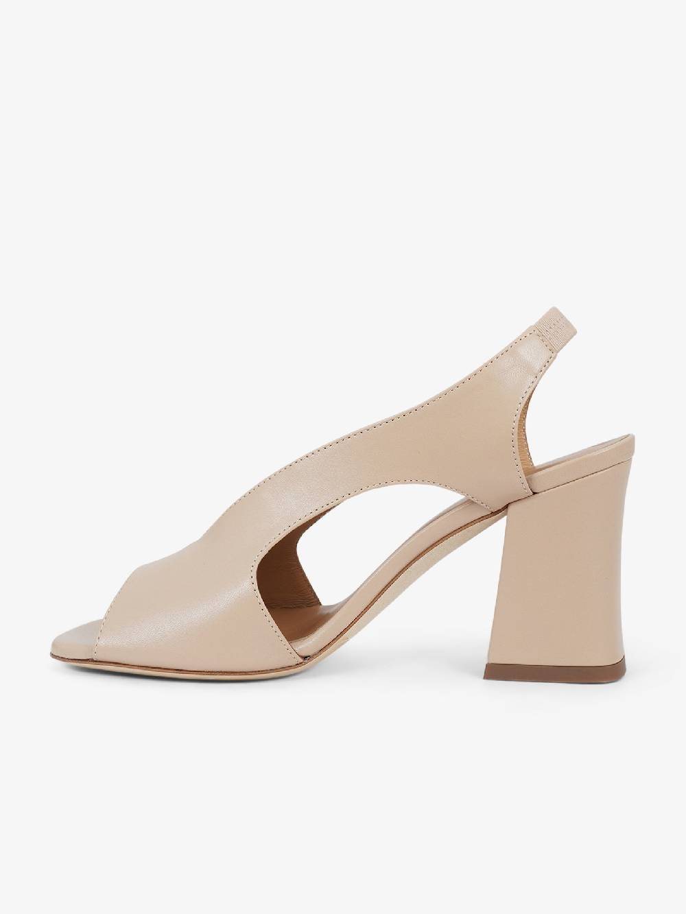 SORELLI Sandali con tacco 2164/ALBA donna pelle beige Spedizione gratuita