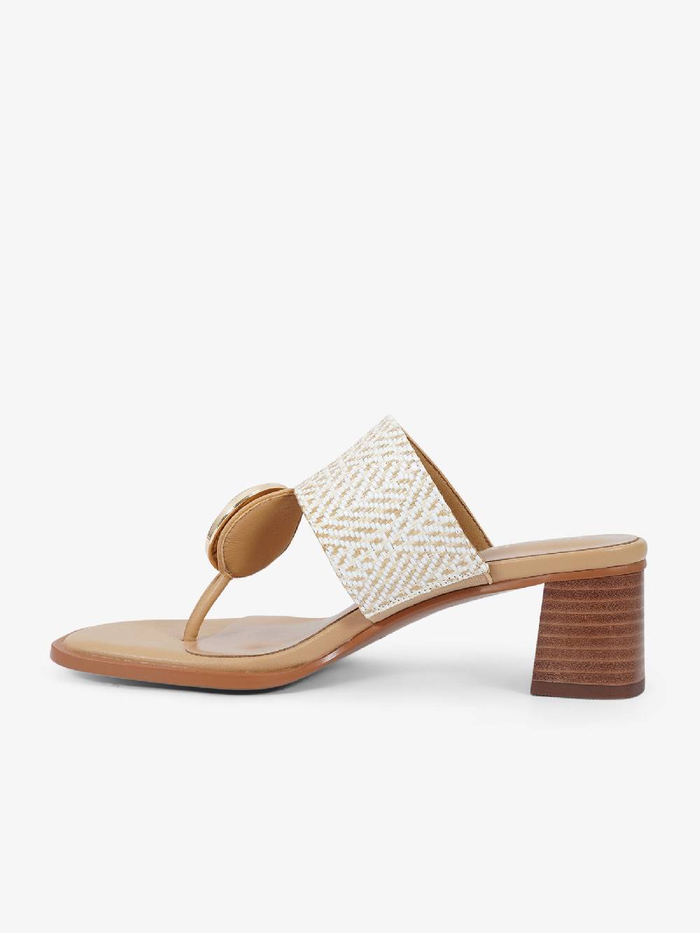 NOA HARMON Sandali con tacco Petra 9227 donna rafia bianco Offerta speciale