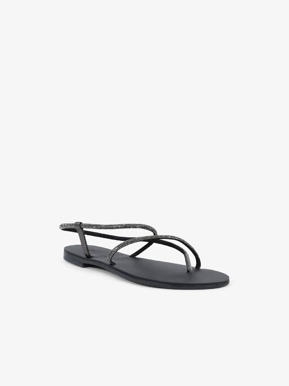 NICOLAS LAINAS Sandali bassi Tilos 67-TC donna nero Shopping online