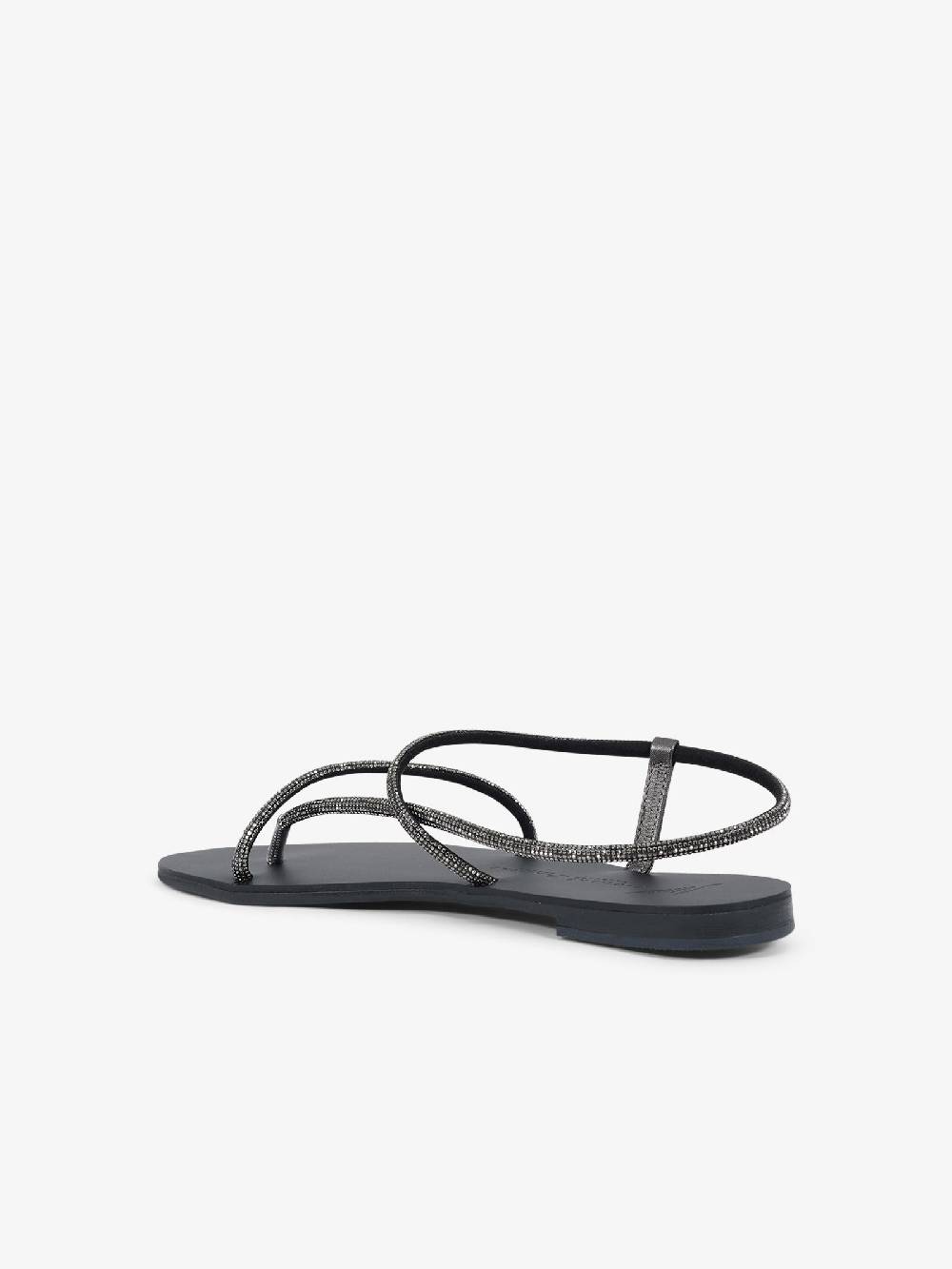 NICOLAS LAINAS Sandali bassi Tilos 67-TC donna nero Shopping online