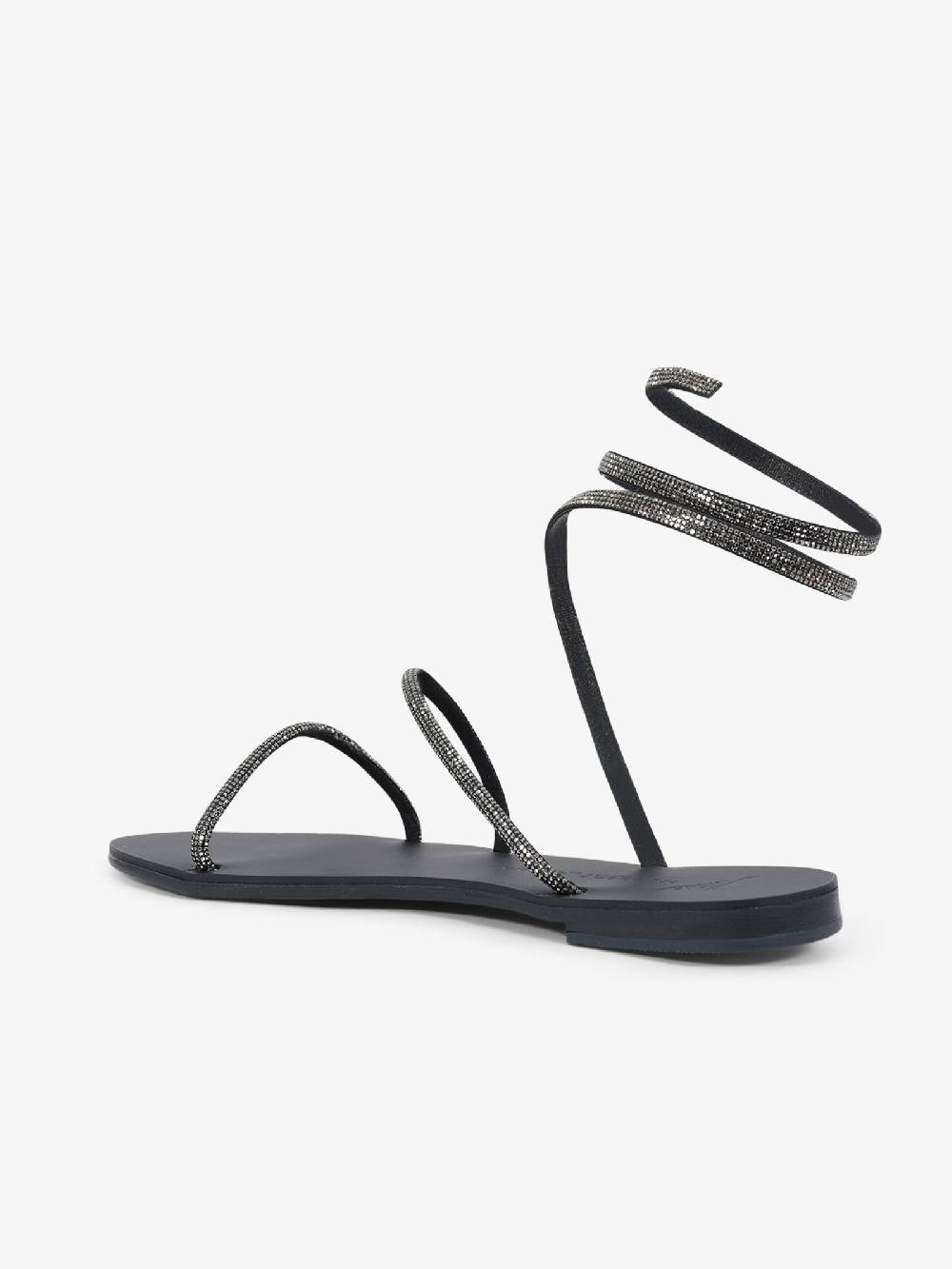 NICOLAS LAINAS Sandali bassi Crystal 64-CE donna nero Black Friday