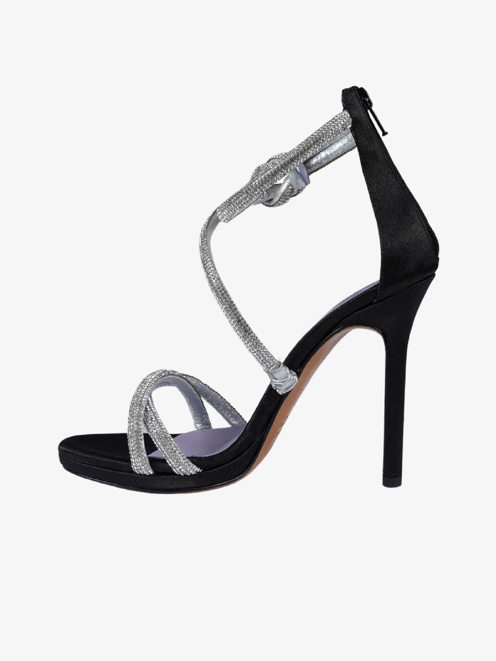 ALBANO Sandali 3244 Raso Nero donna con strass In vendita