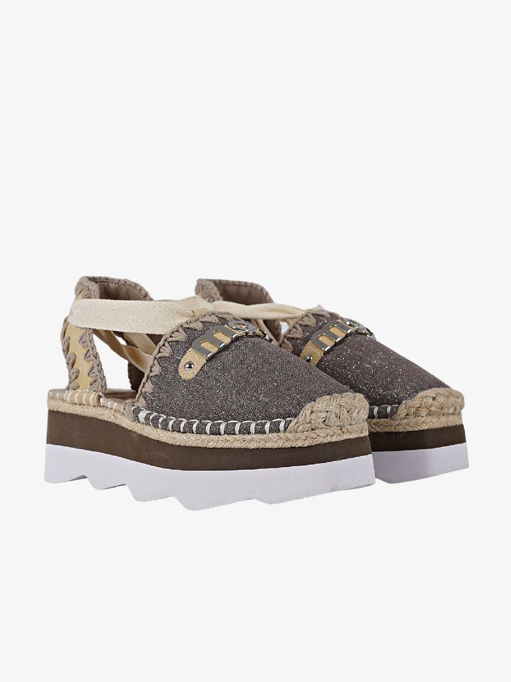 MOU Sandali 01 Platform donna grigio Sconti questo mese