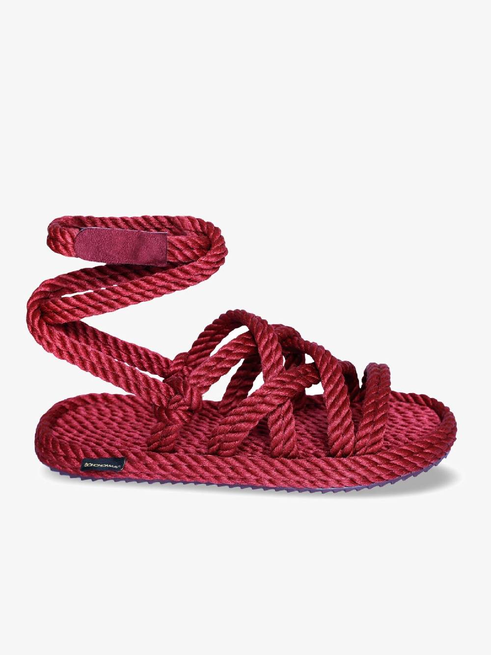 BOHONOMAD Sandali Roma donna bordeaux Italy
