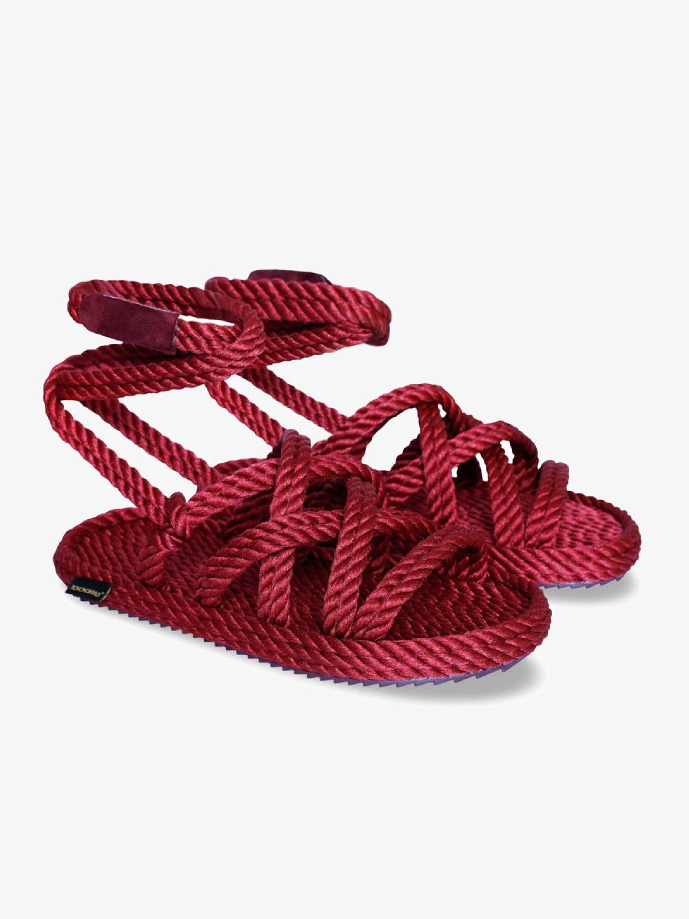 BOHONOMAD Sandali Roma donna bordeaux Italy