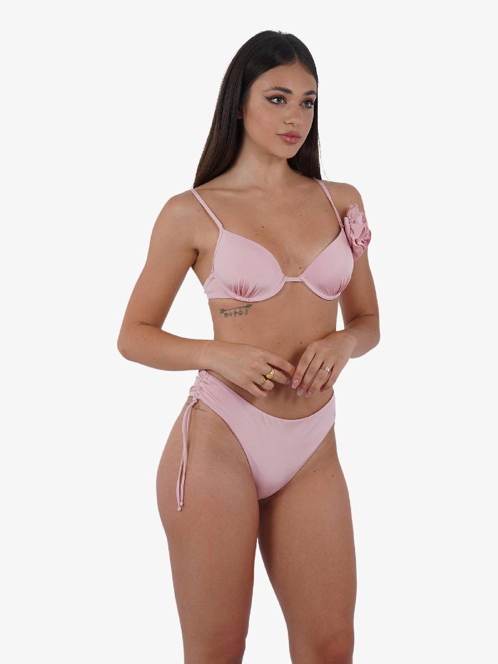 DISTRICT BY MARGHERITA MAZZEI Costume da bagno bikini balconcino 4LU16 donna rosa Shopping Online