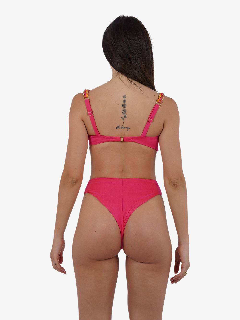 DISTRICT BY MARGHERITA MAZZEI Costume da bagno slip coulotte 4FQ26 donna fucsia Online