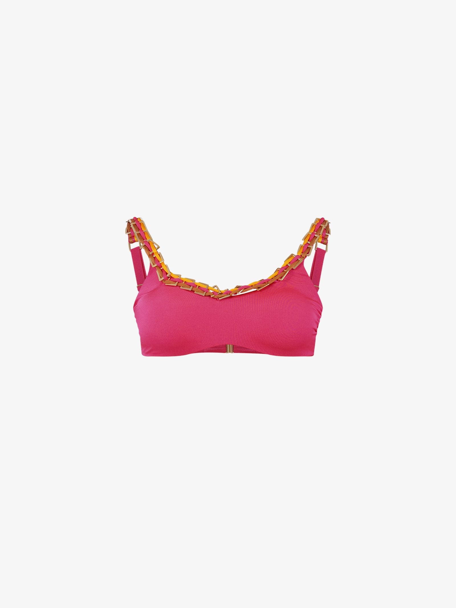 DISTRICT BY MARGHERITA MAZZEI Costume da bagno bikini brassiere 4FQ18 donna fucsia Outlet