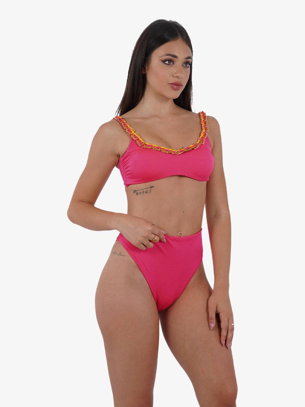 DISTRICT BY MARGHERITA MAZZEI Costume da bagno bikini brassiere 4FQ18 donna fucsia Outlet