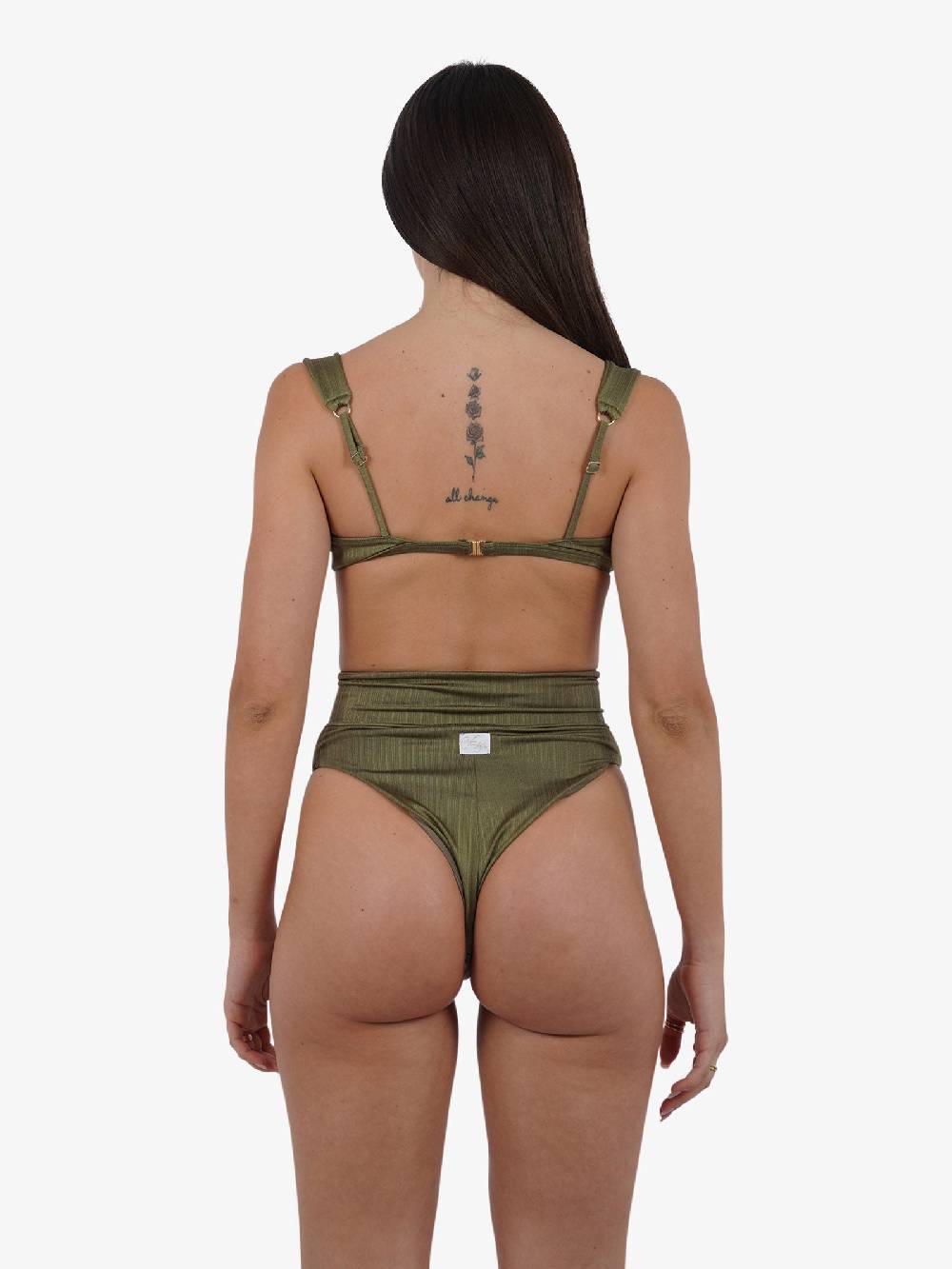 COTAZUR Costume da bagno bikini fascia conchiglia CTZ01428 donna verde Saldi Di Fabbrica