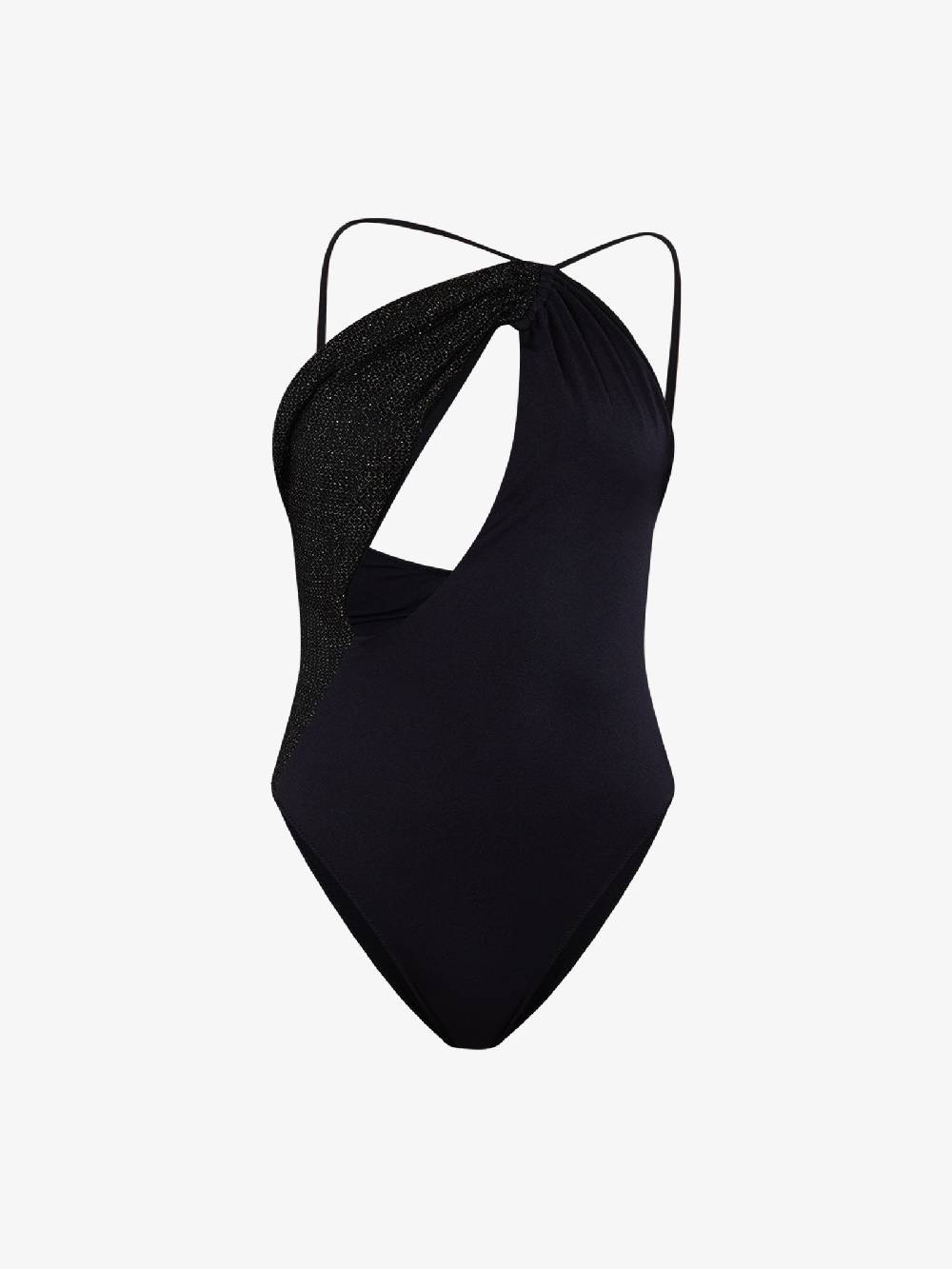 COTAZUR Costume da bagno intero microrete CTZ01425 donna nero Vendite Flash