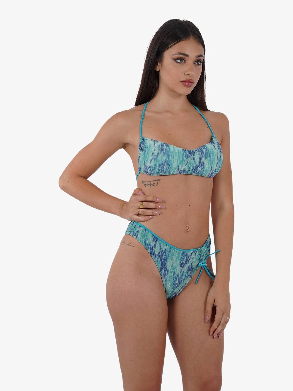 COTAZUR Costume da bagno fascia Hindi CTZ01371 donna azzurro Nuova