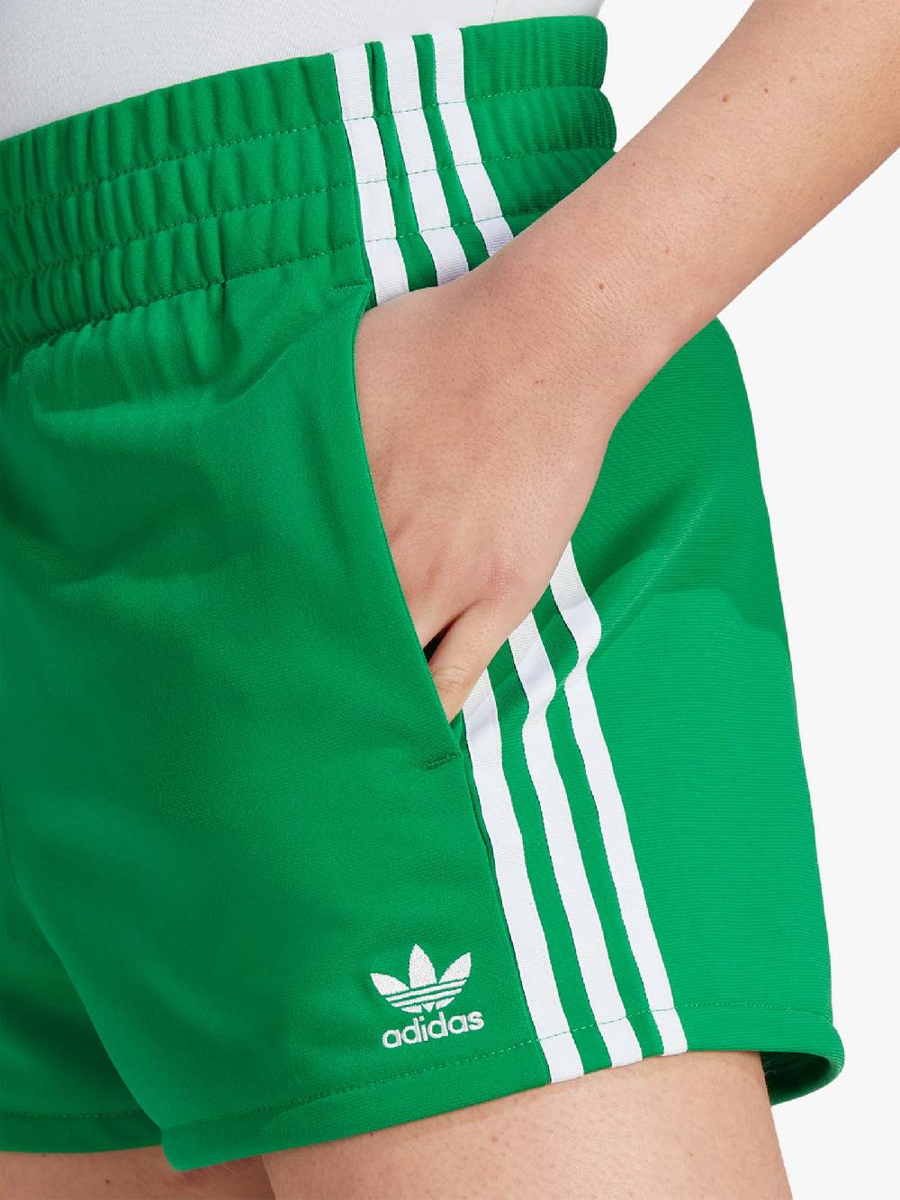 ADIDAS Shorts Adicolor 3-Stripes IK6580 donna verde Flash Sale