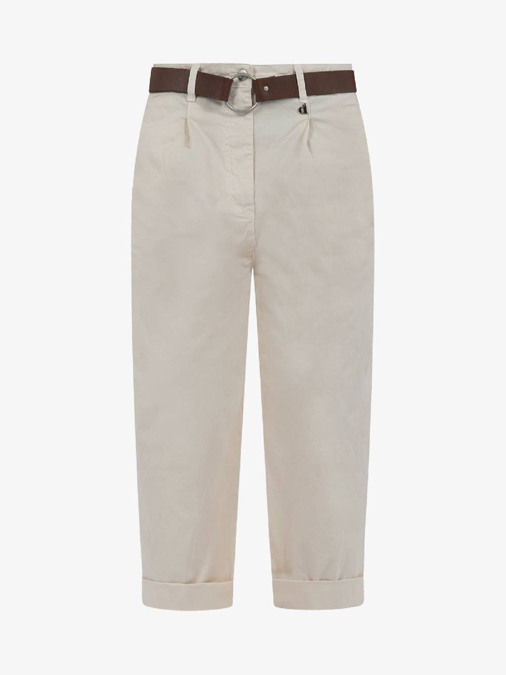 DIXIE Pantalone a gamba larga P773J185 donna cotone panna Black Friday
