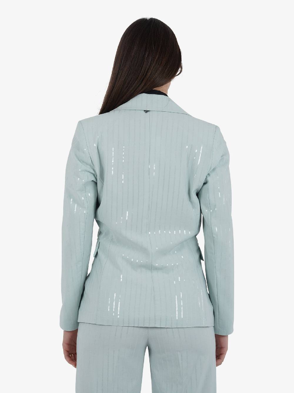 DIXIE Giacca monopetto con revers J041J022 donna verde Offerta San Valentino